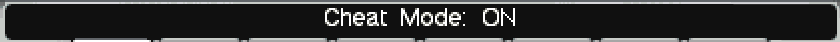 Cheat Mode Confirmation