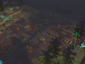 Squad breaks into two fire teams