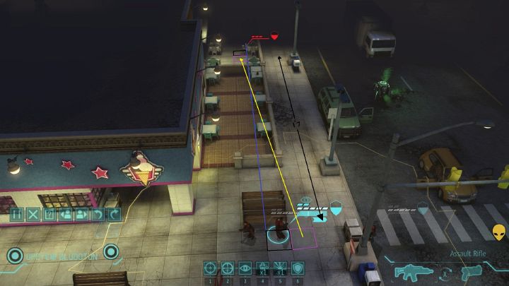Right soldier has LoS albiet incorrectly considered a flank