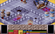 Minimum destruction dealt to Harvester on ground level when the West Power Source explodes with 180 damage.