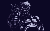 BACK02.SCR: Background for soldier list in base menu. Is usually in either a red-orange or a purple palette.