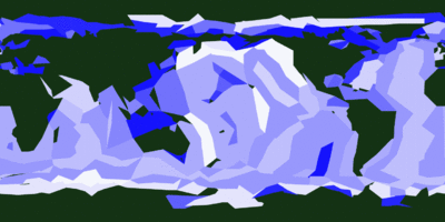 Rendering of the data in WORLD.DAT for TFTD. Colors again are obtained by using the same offset as before. They go from blue to white for 0 to 12.