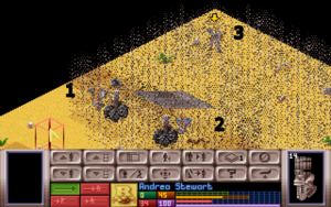 The smoke grenade goes off. Agent one jumps off the ramp and hunkers down behind the landing gear. Agent two does the same in the other direction. Agent 3, knowing the coast is more or less clear sprints out to get a good firing position with her AC-HE.
