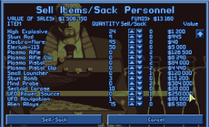 Selling Artifacts after UFO Mission.PNG