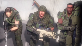 XCOM Squad at extraction