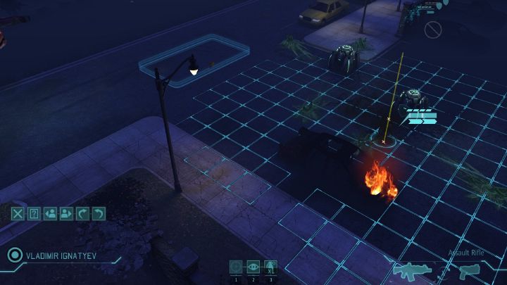 Any enemies using the car will not have sight of the soldier behind the alien object