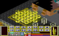 Flame pattern from Gas Cannon Phosphorous rounds on land.