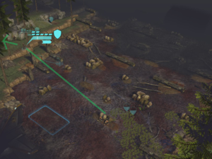 Squad pulls back into a File to reach a safe area