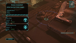 Mission Complete screen