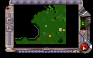 The next turn tank number one re-aquires contact with the enemy. Since the alien can see any units disembarking from the Avenger and thus reaction fire on them, the movement of the HWP will make the alien spend its remaining TUs firing at him, preventing it from reacting to the agents.