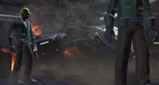 The Skyranger gets sabotaged